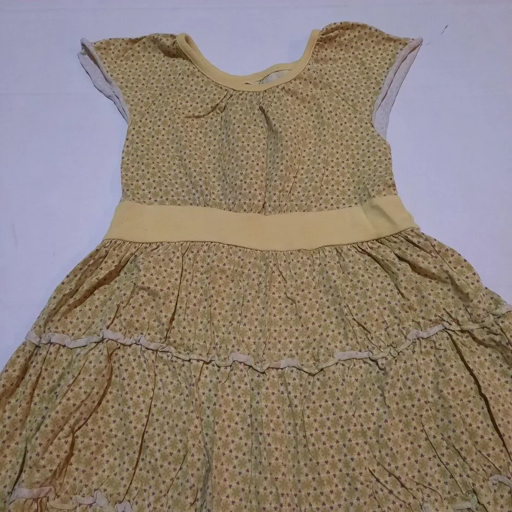Tea Collection Girls Floral Tiered Swing Dress 6